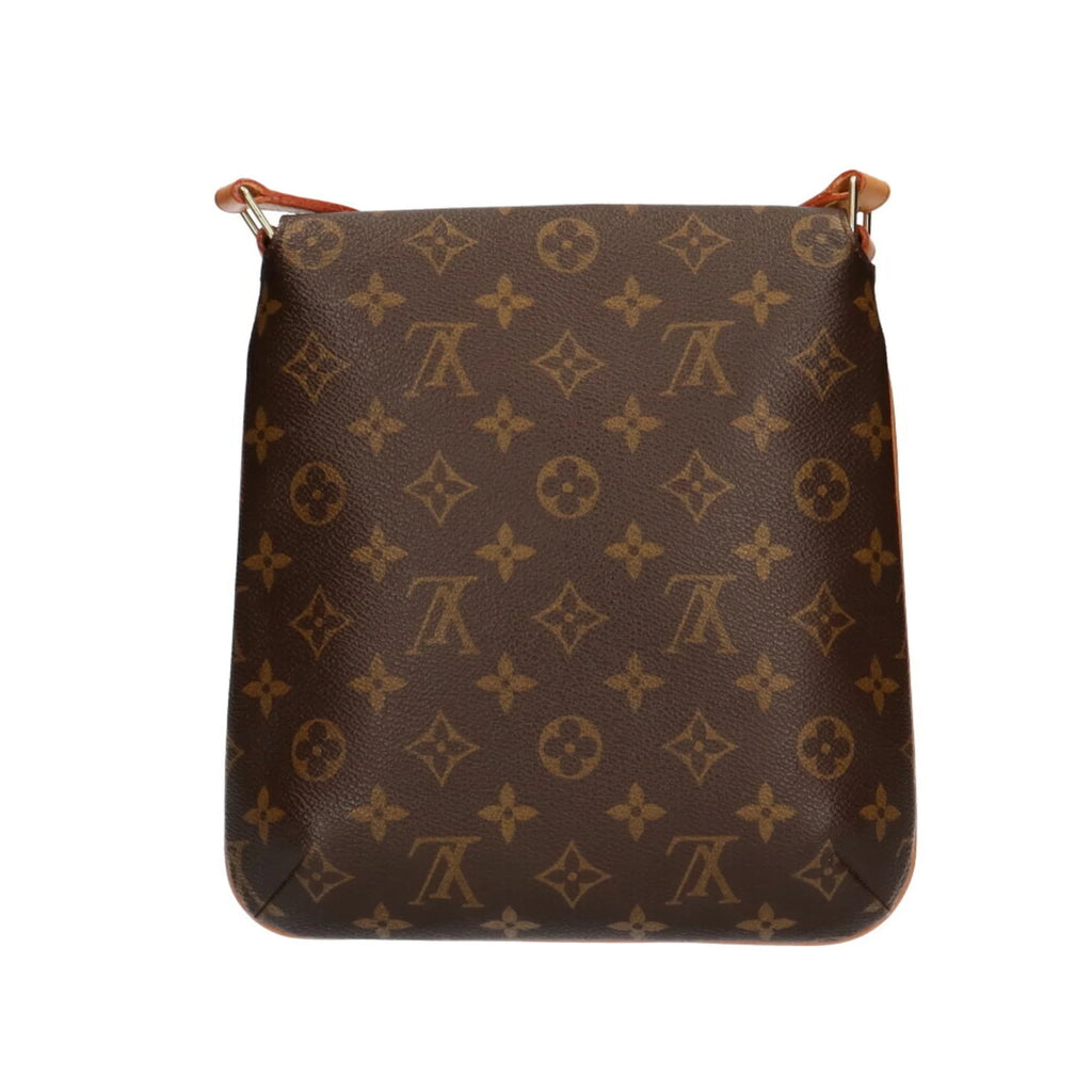 Brown Canvas Shoulder Bag L7037