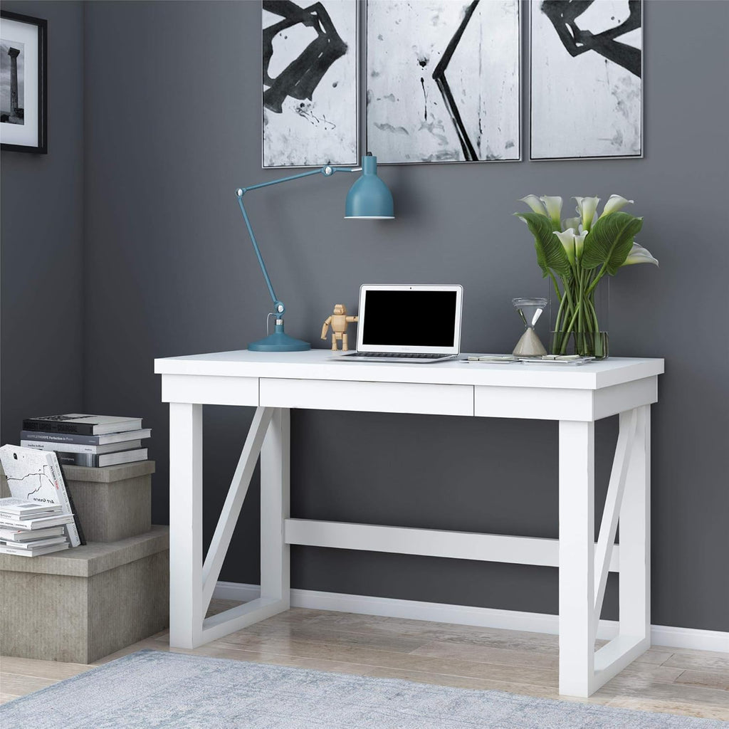 White Bookcase Room Divider A4933