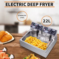 Stainless Steel Electric Deep Fryers with Baskets L4852