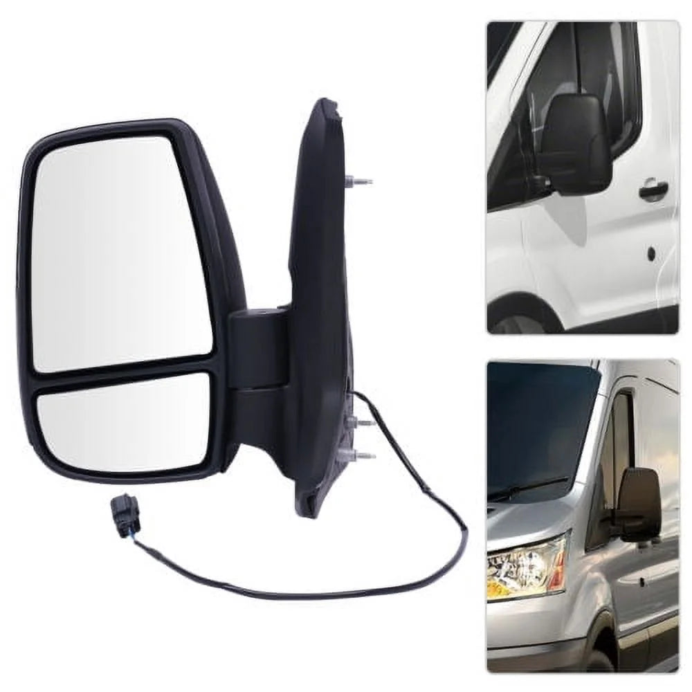 Front Left Side Rear View Mirror Black For Ford Transit 150 250 350 2015-2022 A7214