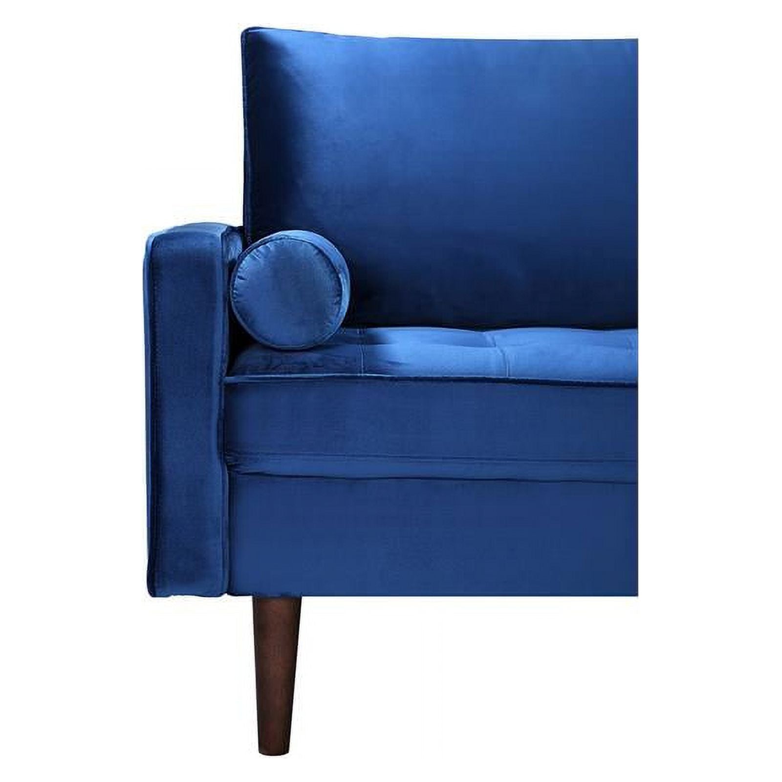 Blue Velvet 2 Piece Loveseat Set F5483