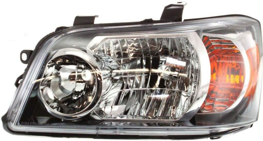 Passenger Side Head Light Assembly with Bulbs C5132