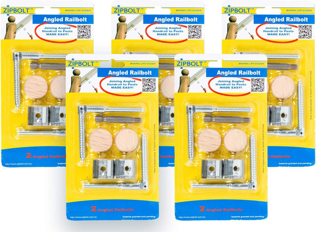Angled Railbolt Connector 5 Pack I862309