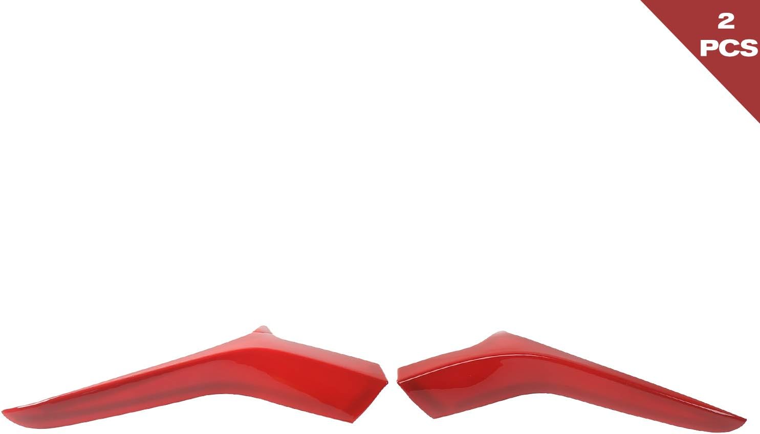 Red ABS Side Rearview Mirror Trim Cover for Chevrolet Camaro 2017 2021 A486
