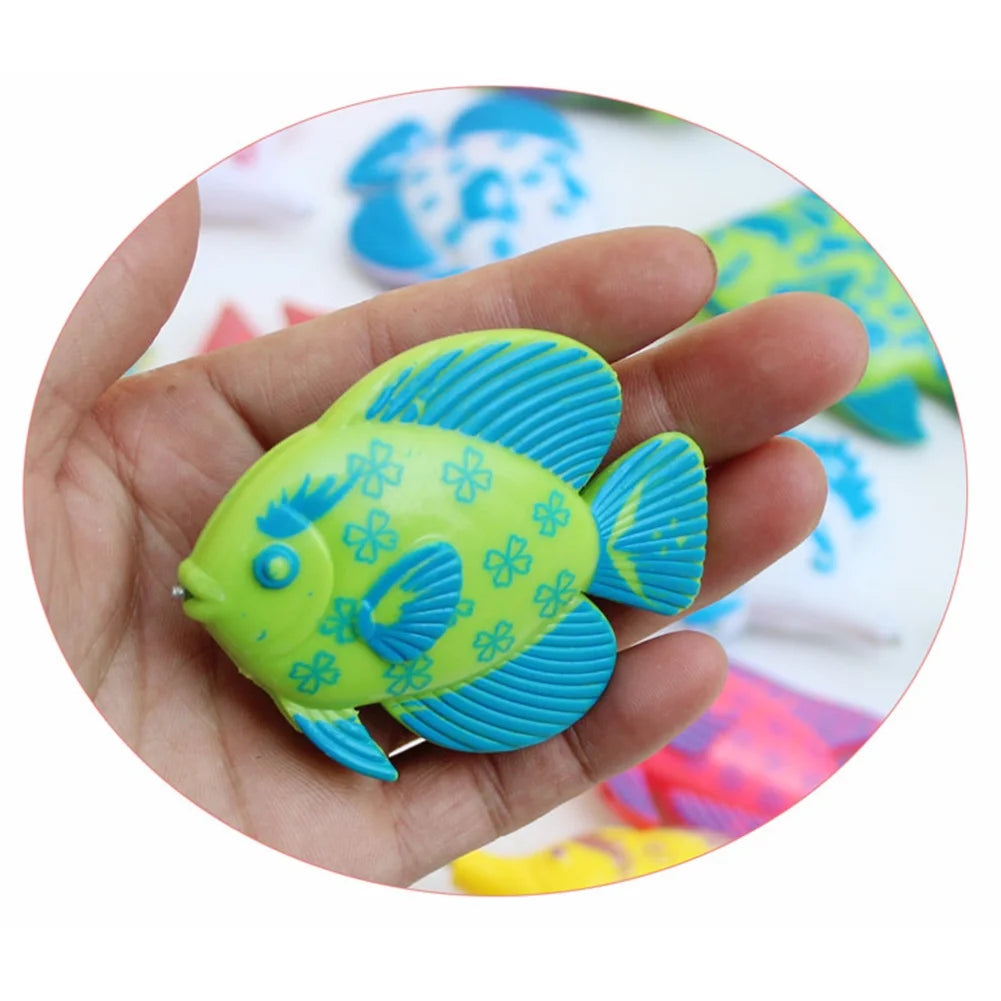 Magnetic Fishing Toy Set with 1 Fishing Rod and 6 Fishes Z30775