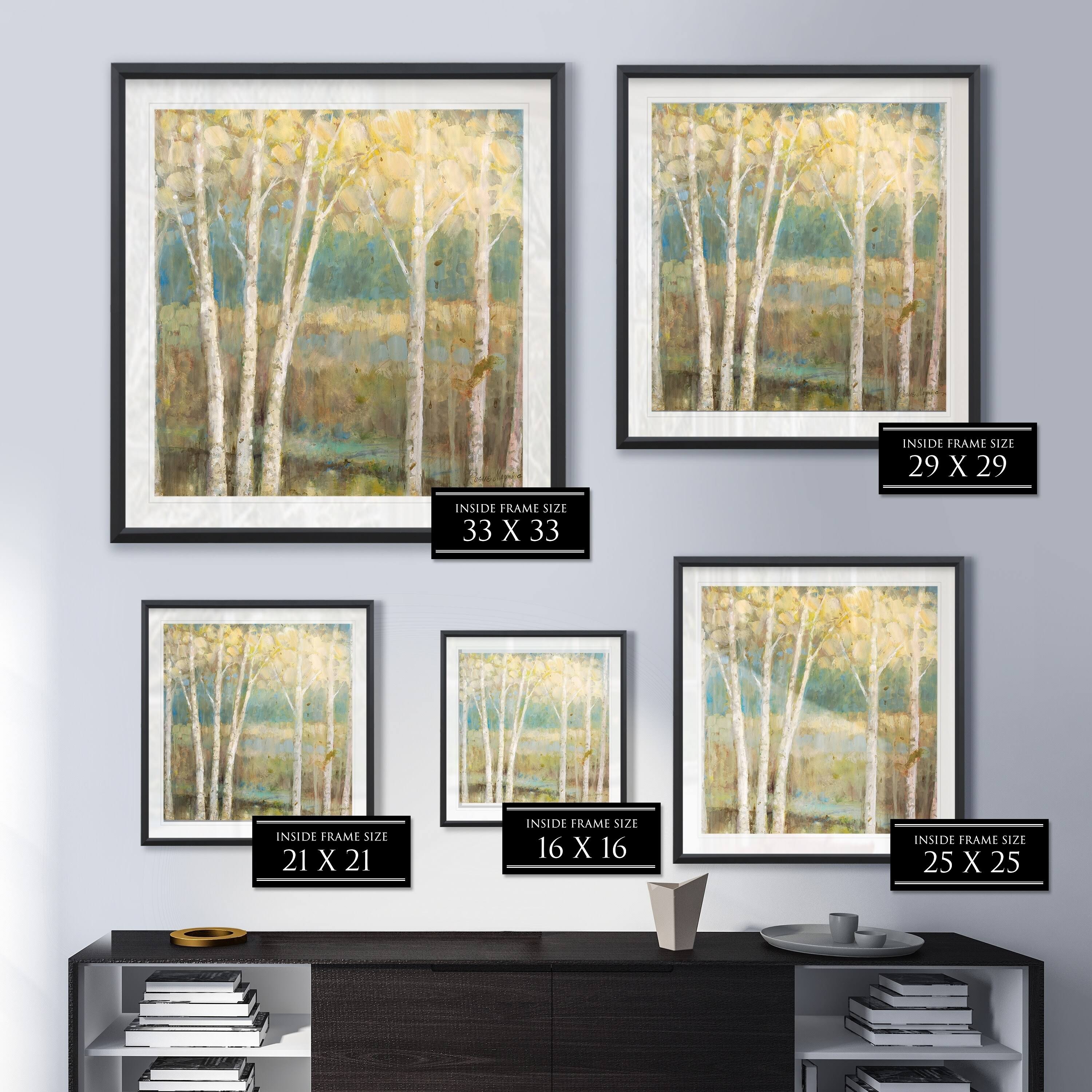 Framed Giclee Print 32x32 D937