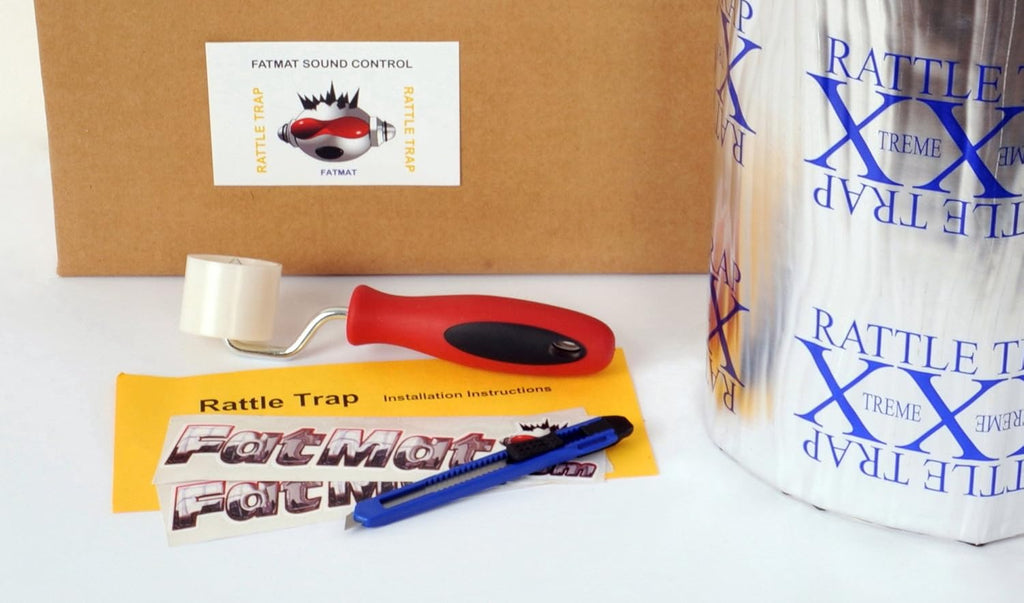 Self-Adhesive Sound Deadener Bulk Pack with Install Kit - 100 Sq Ft x 80 mil Thick S137