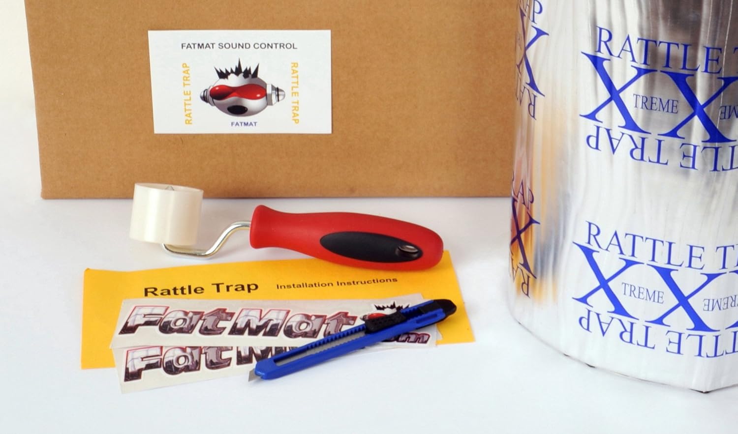 Self-Adhesive Sound Deadener Bulk Pack with Install Kit - 100 Sq Ft x 80 mil Thick S137
