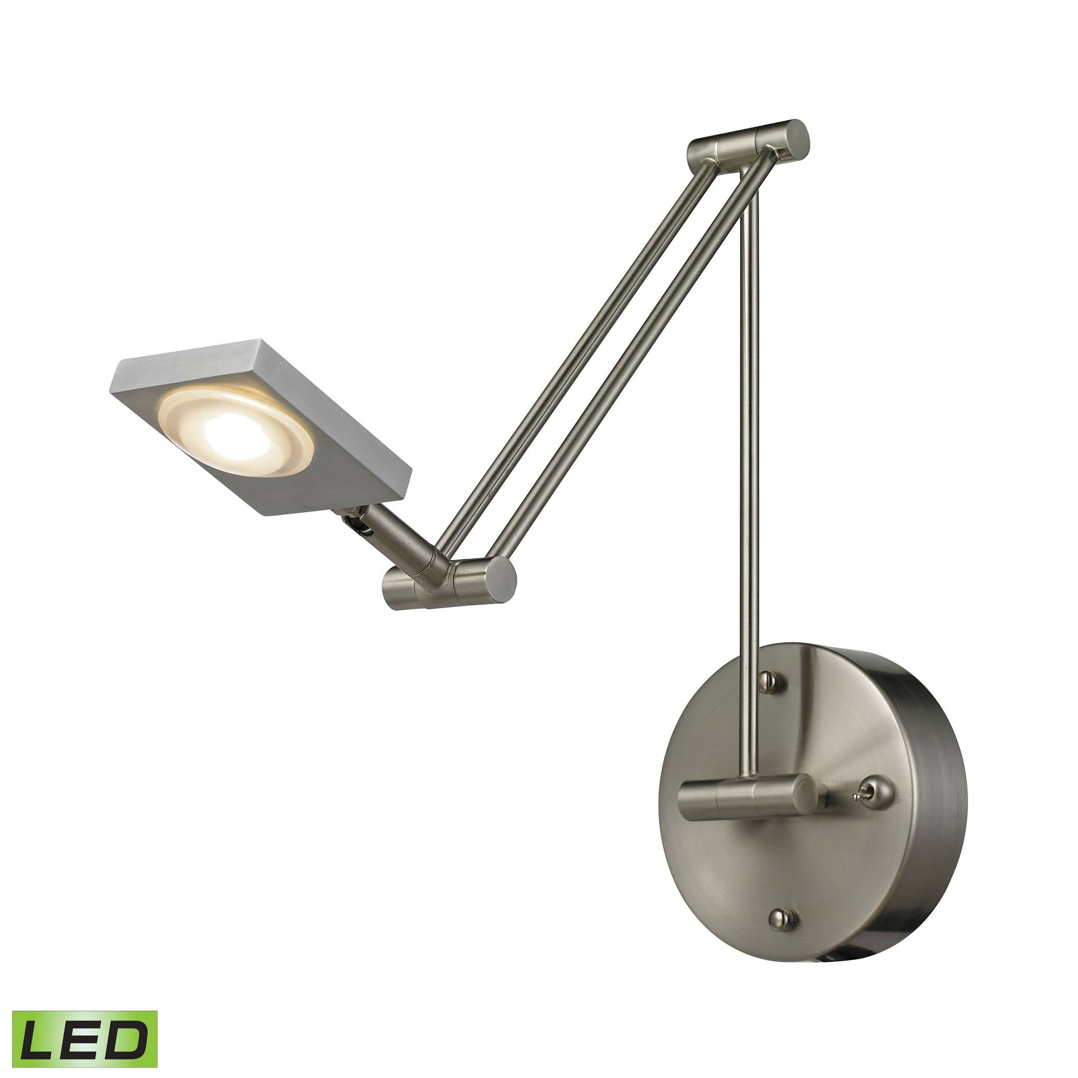 1 Light Swingarm in Brushed Nickel T33439