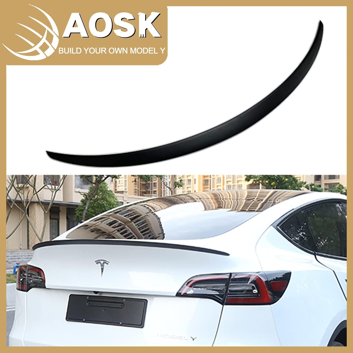Carbon Fiber Rear Spoiler for Tesla Model Y S413980