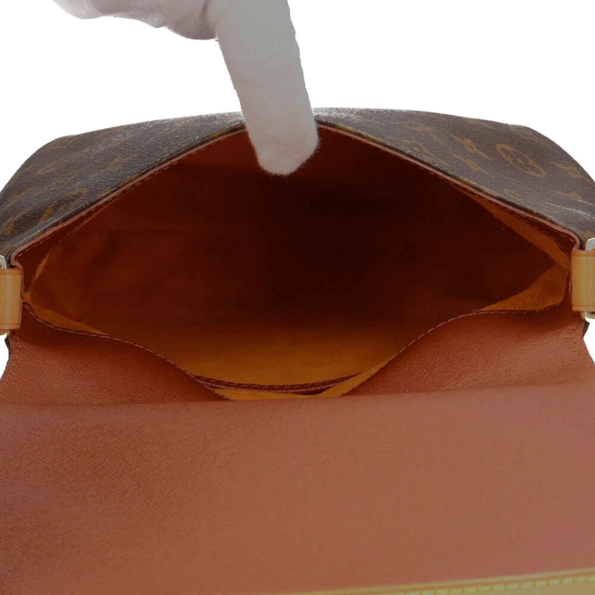 Brown Canvas Shoulder Bag L7037