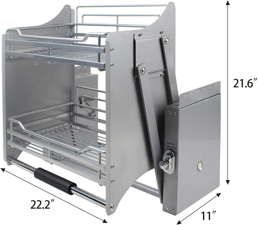 Pull-Down Cabinet Organizer 2 Tier C657426