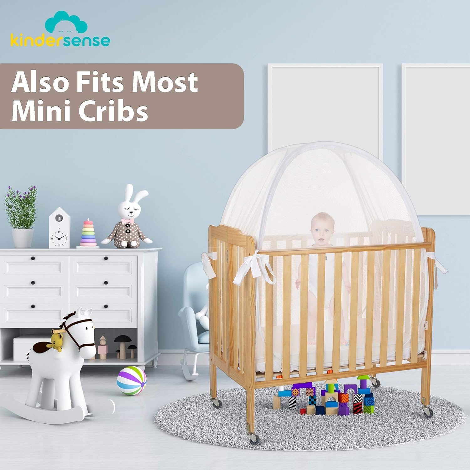 Baby Safety Crib Tent for Playpens Pack N Plays & Mini Cribs D107925