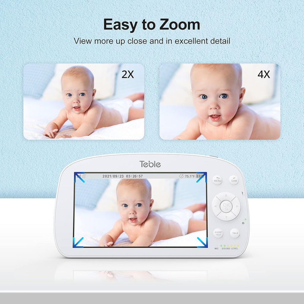 5.5" 720p HD Video Baby Monitor with Camera and Audio K605985