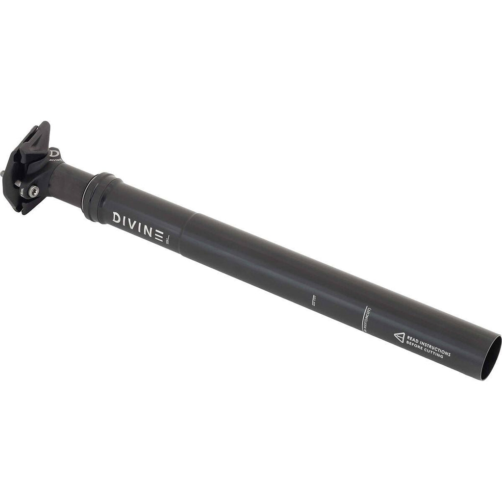 Divine Seatpost, 185mm, 30.9 x 484mm, Black B434214
