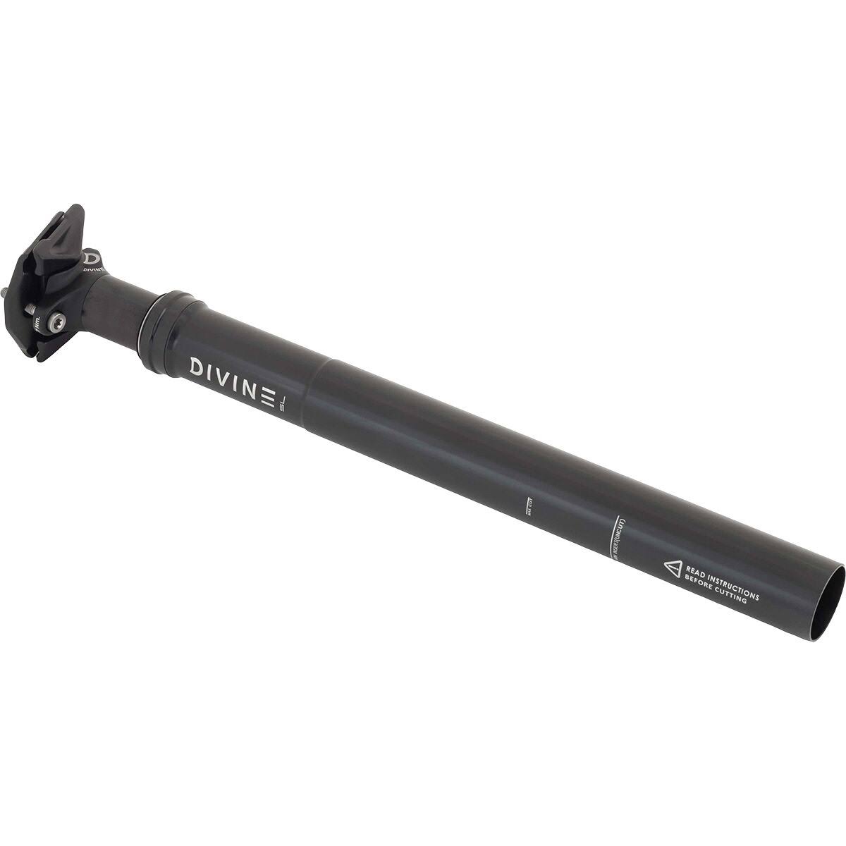 Divine Seatpost, 185mm, 30.9 x 484mm, Black B434214