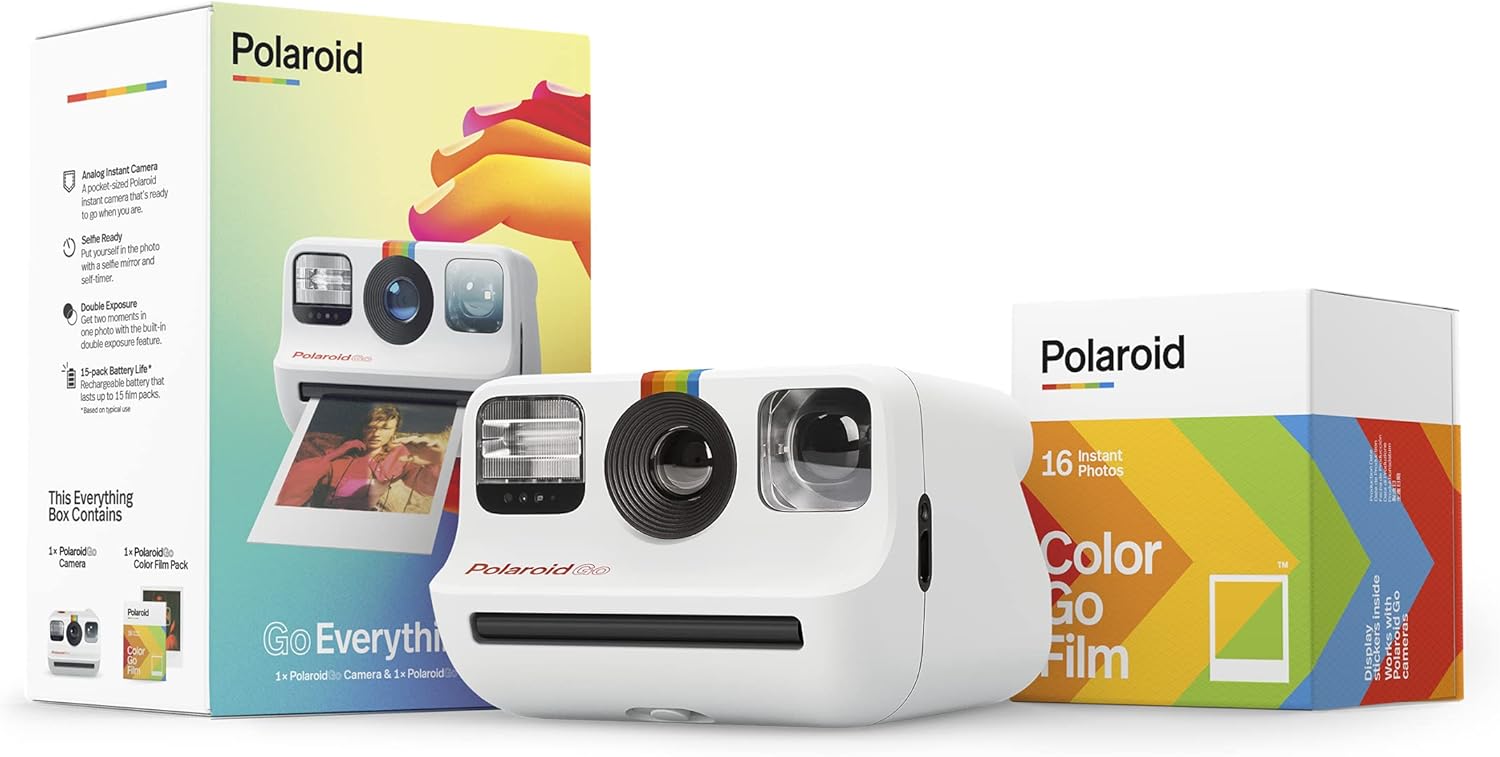 Polaroid Go Camera and Instant Film Bundle T3839