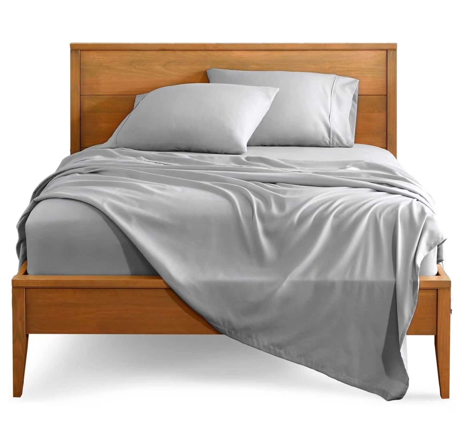 Full XL 4 Piece Microfiber Sheet Set, French Grey D76495