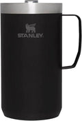 24 OZ Black Camp Mug P4889