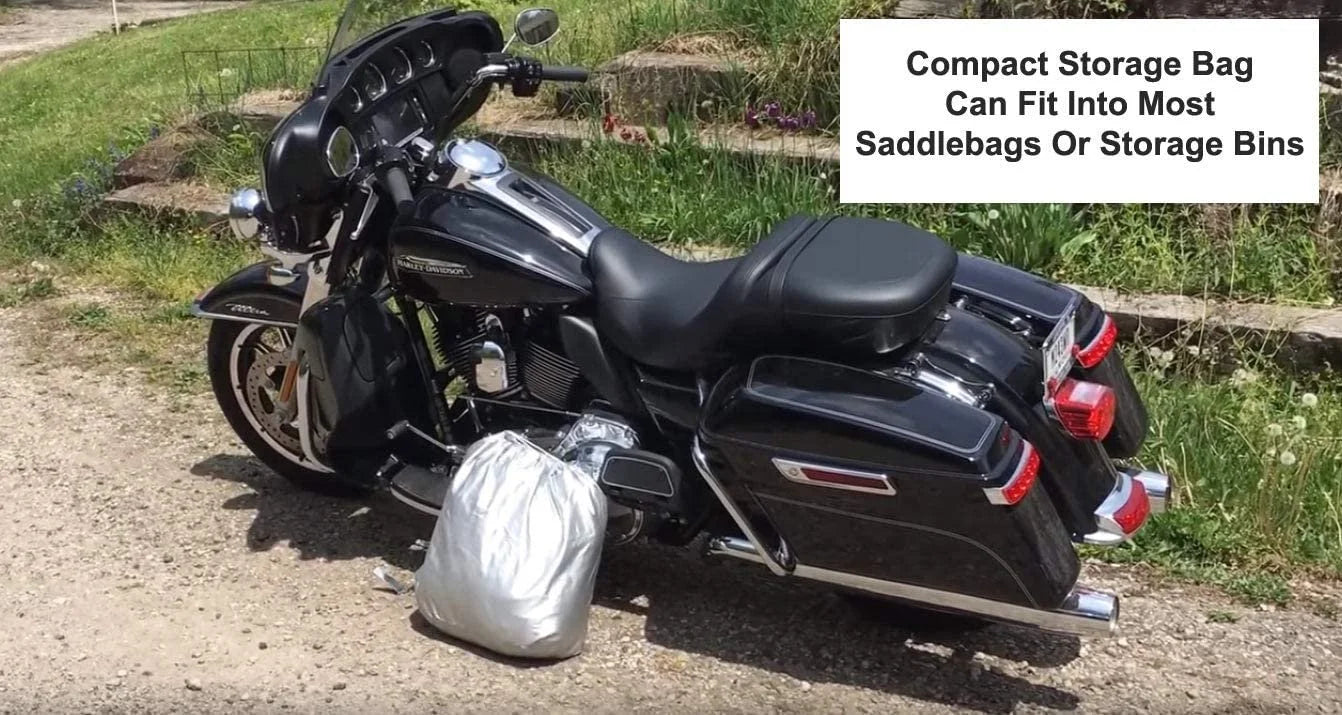 Scooter Cover with Reinforced Securing Straps and Storage Bag U95571