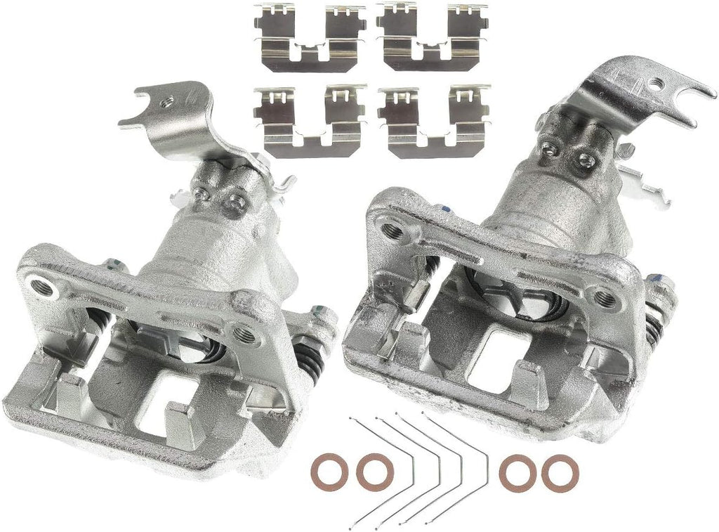 Disc Brake Caliper Assembly with Bracket Rear Passenger Side Pack of 2 Y8600