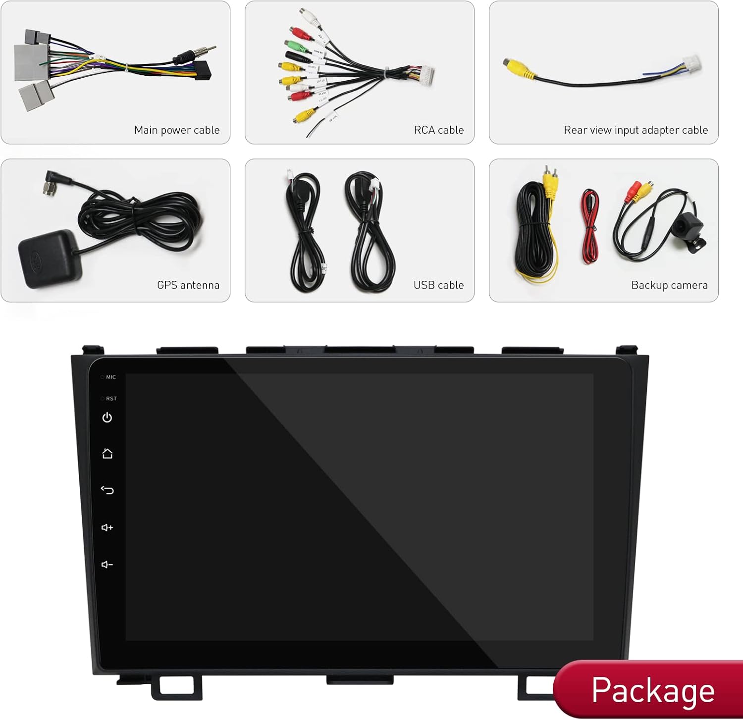 Android 10.0 Car Stereo with Rear View Camera N15163