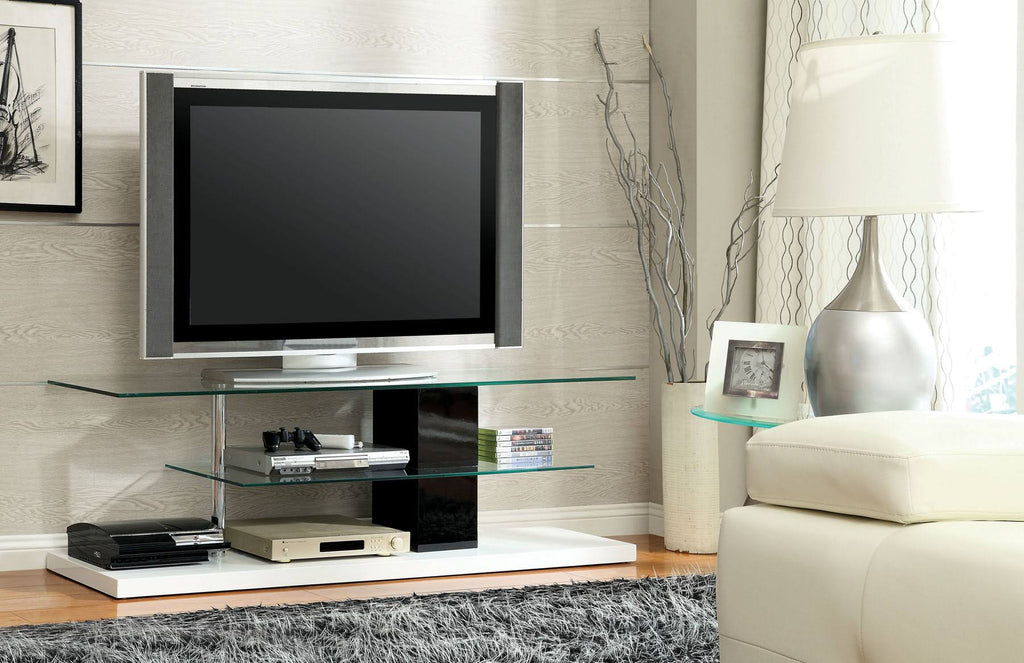 Glass Top TV Console F20915