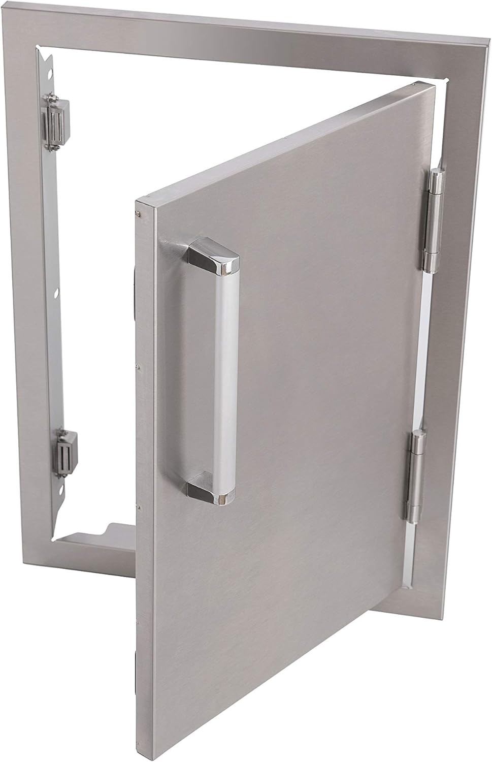 Vertical Stainless Steel Single Door Z902