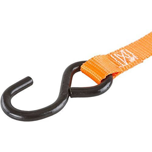 Orange Ratchet and Cam Buckle Tie-Down Straps U584