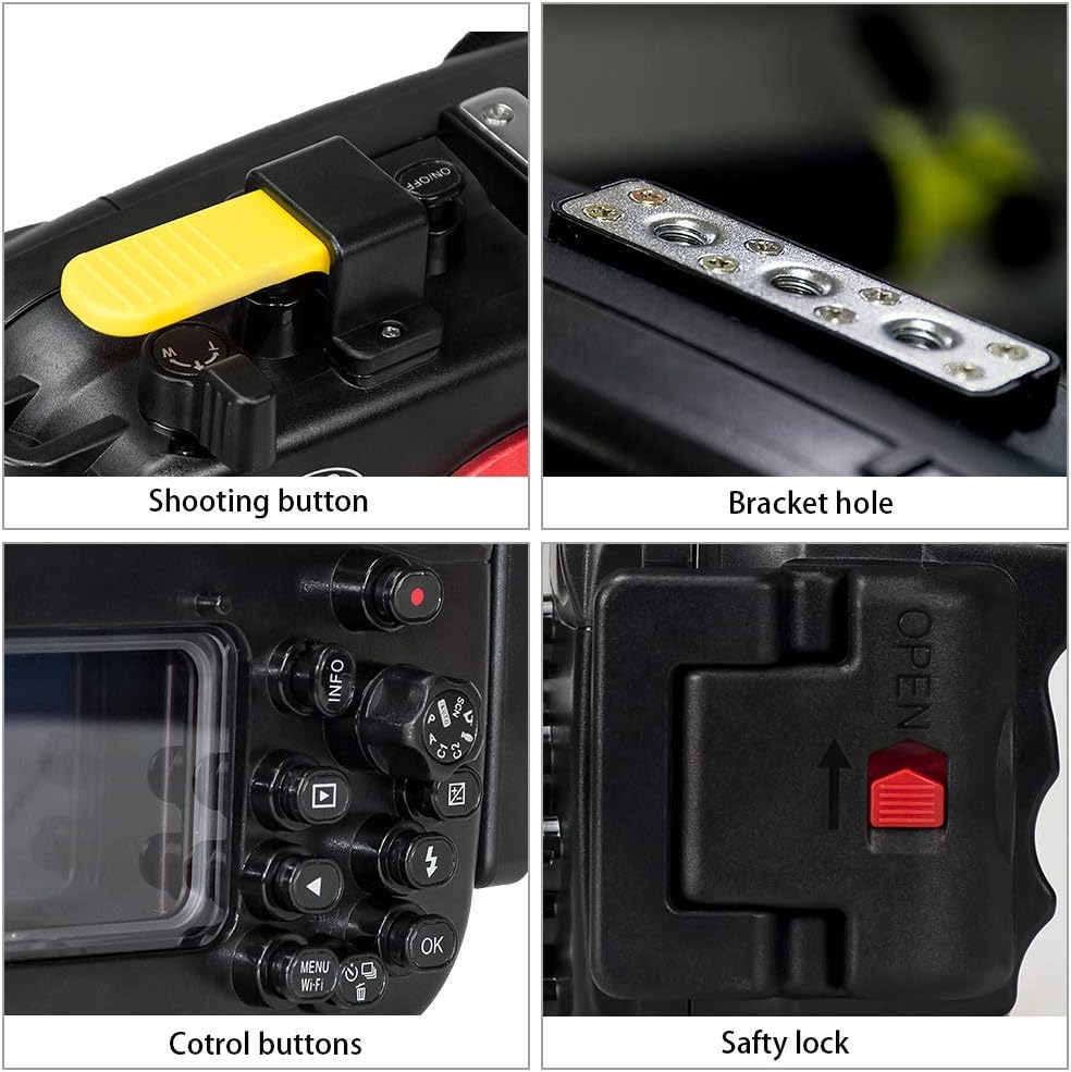 Waterproof Underwater Diving Housing Case for Olympus TG-5 Cameras W489