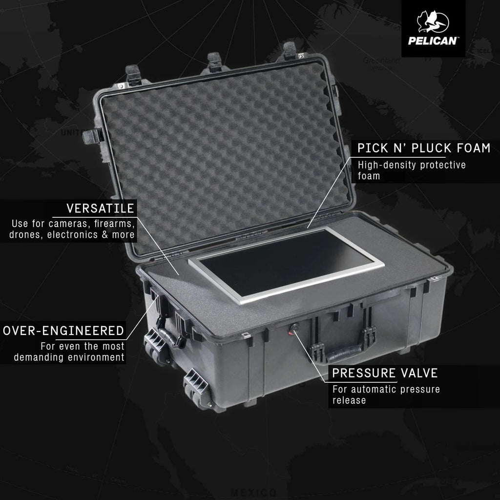 1650 Case with Foam (Black) D3383