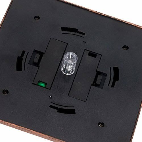 12 Pack Brushed Copper Solar Post Cap Light for 4x4 Wood Posts E865452