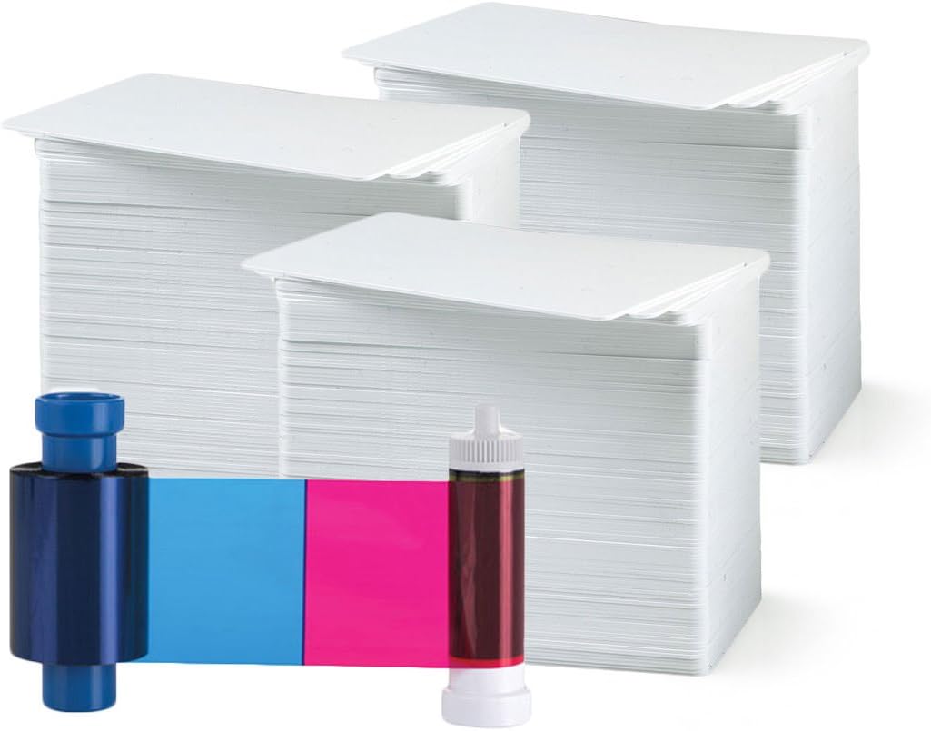 Color Ribbon x 2 - 600 Prints - PVC Cards - Qty 300 C974267