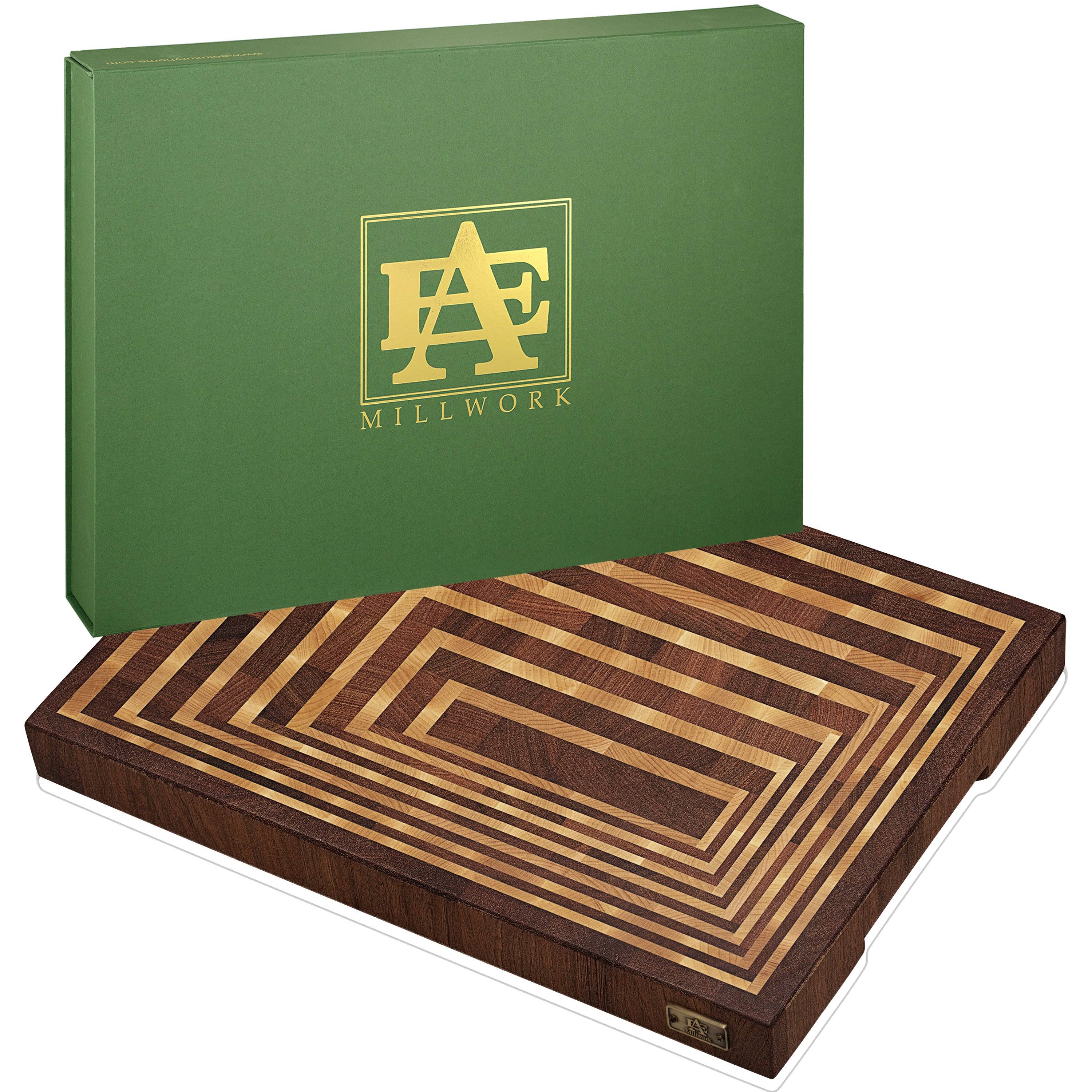 Mahogany Maple Wood End Grain Cutting Board Y381265
