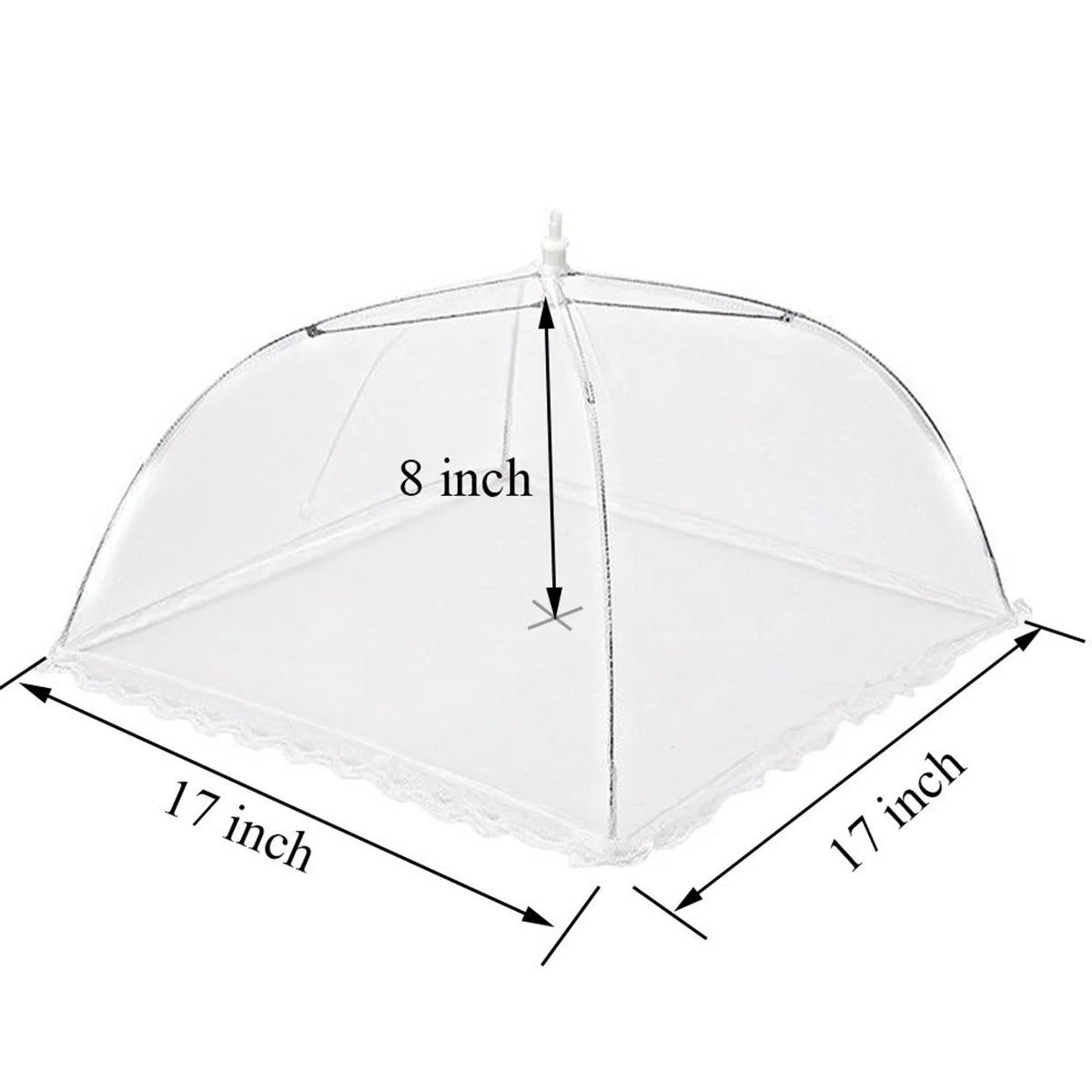 12 Pack 17x17 Pop-Up Mesh Food Covers Y360