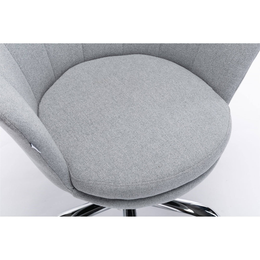 Light Grey Swivel Shell Chair W435307