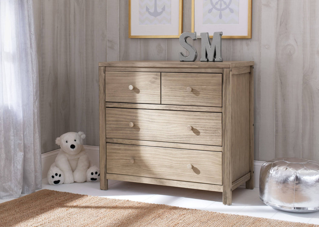 Rustic Ebony 3 Drawer Dresser T22467