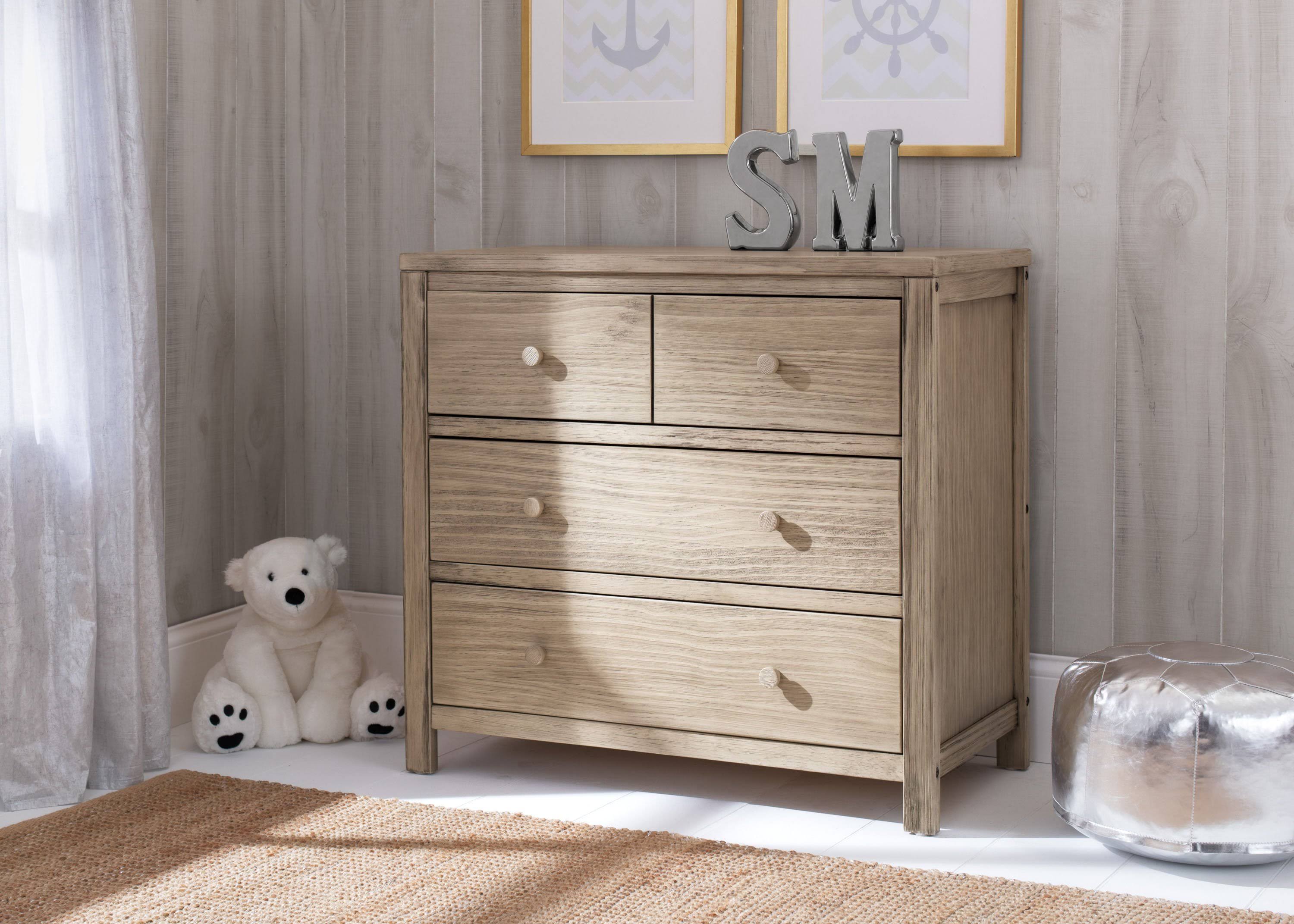 Rustic Ebony 3 Drawer Dresser T22467