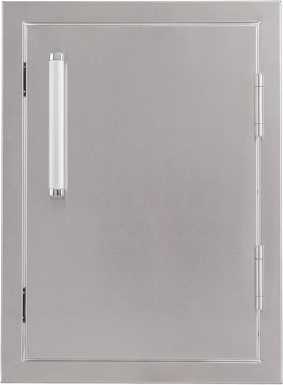 Vertical Stainless Steel Single Door Z902
