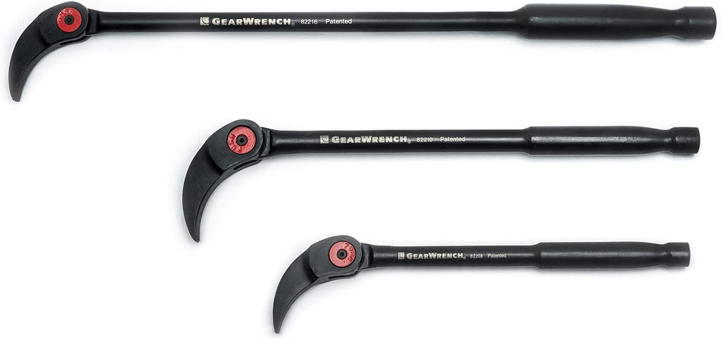 3 Pc Indexing Pry Bar Set 8", 10" & 16" L633863
