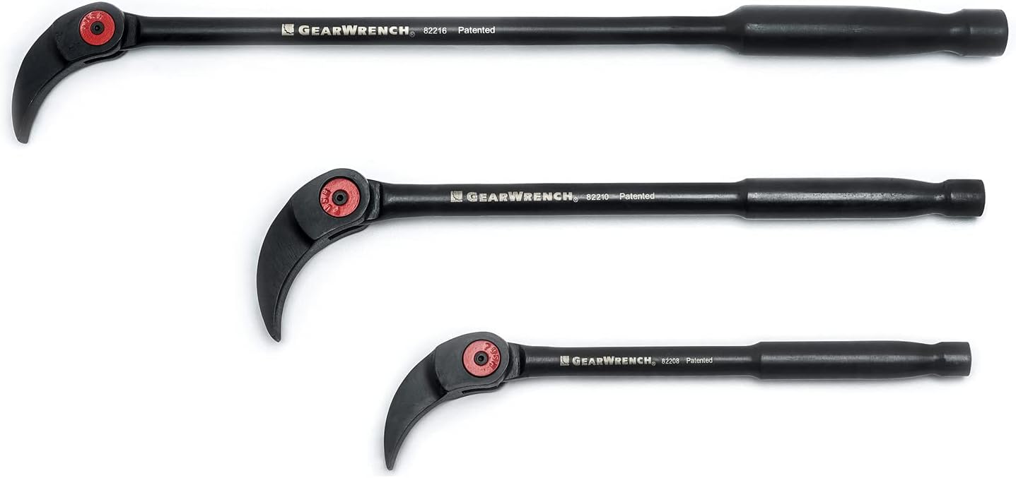 3 Pc Indexing Pry Bar Set 8", 10" & 16" L633863