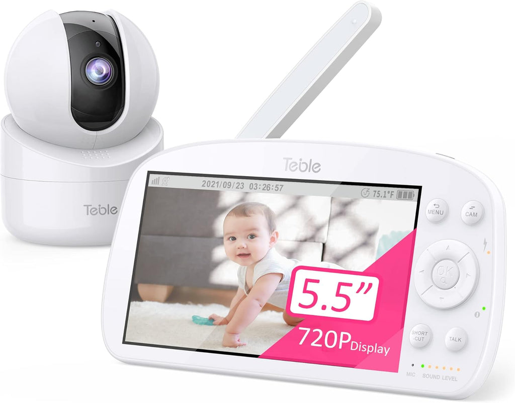 5.5" 720p HD Video Baby Monitor with Camera and Audio K605985