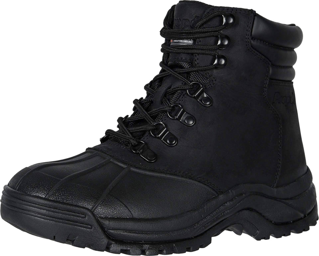 Black Mid Lace Boots Y25300
