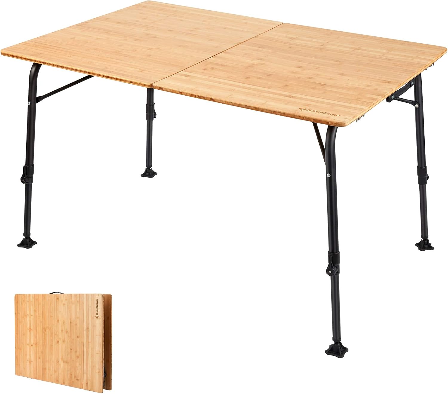 Bamboo Oversize Portable Folding Table for Camping S2848