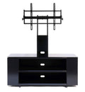 TV Stand with Mount and Multimedia Storage Cabinet Y6668
