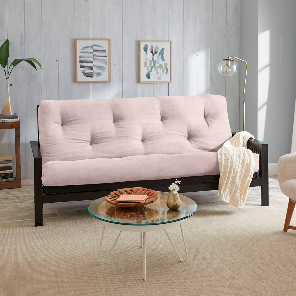 Black Queen-size Dual Latex Futon Mattress R445496