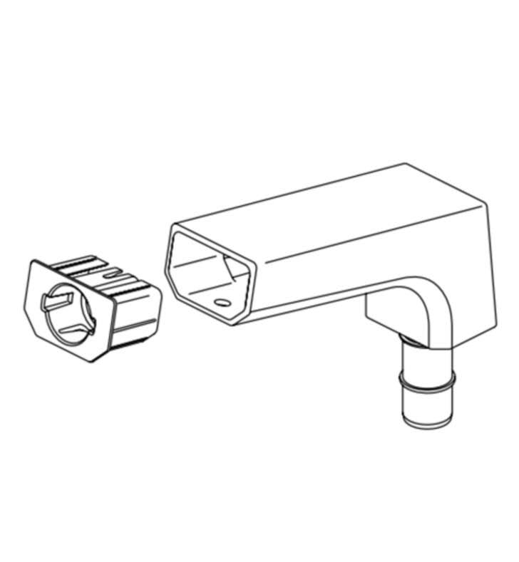 Arctic Stainless Pivotal Spout Assembly M524