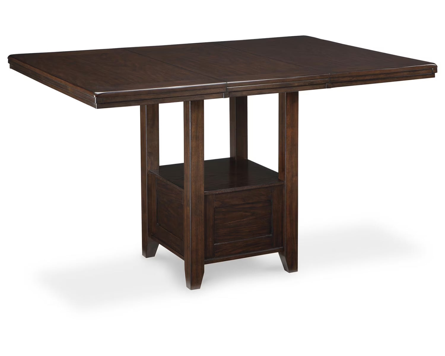 Counter Height Dining Extension Table Dark Brown F70281