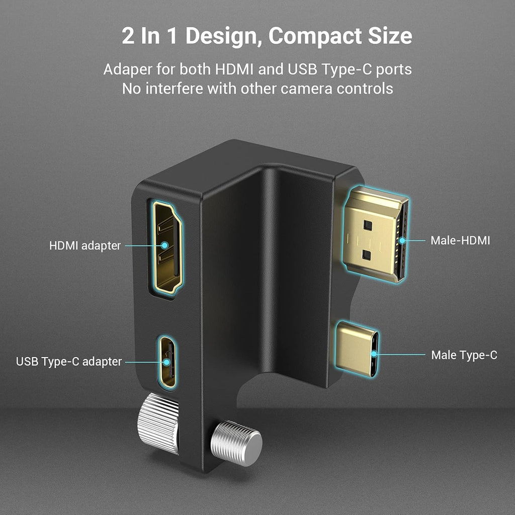 HDMI & USB-C Right-Angle Adapter V23961