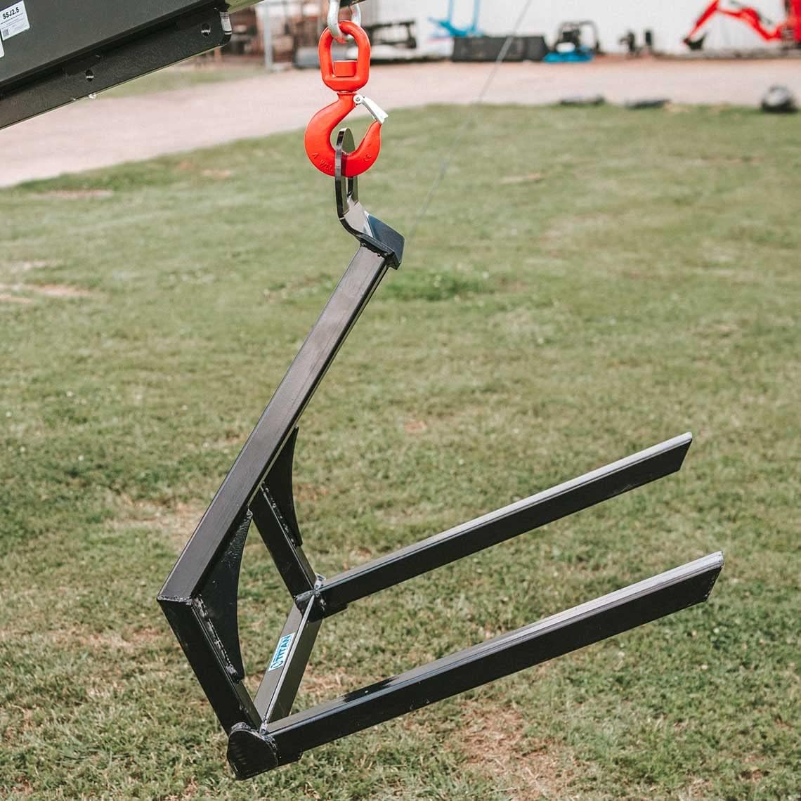 Steel 32-in Tele-Boom Pallet Carrier with 2x2-in Fork Tubing R790184